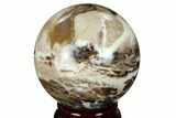 Black Opal Sphere - Madagascar #168545-1